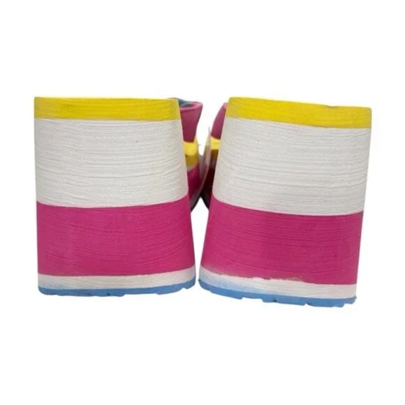 NEW Vintage Y2k 90s Retro Zooop Chunky Platform Flip Flop Sandals Size 10 - Picture 9 of 10